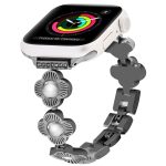 Uhrenarmband aus Metall mit vierblättrigem Kleeblatt und Schnellverschluss, For Apple Watch Series 3 38mm, For Apple Watch Series 3 42mm