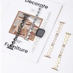 Uhrenarmband aus Metall mit vierblättrigem Kleeblatt und Schnellverschluss, For Apple Watch SE 2023 44mm, For Apple Watch SE 2023 40mm, For Apple Watch Ultra 2 49mm, For Apple Watch Series 9 45mm, For Apple Watch Series 9 41mm, For Apple Watch Ultra 49... – Bild 2