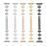 Uhrenarmband aus Metall mit vierblättrigem Kleeblatt und Schnellverschluss, For Apple Watch SE 2023 44mm, For Apple Watch SE 2023 40mm, For Apple Watch Ultra 2 49mm, For Apple Watch Series 9 45mm, For Apple Watch Series 9 41mm, For Apple Watch Ultra 49... – Bild 3