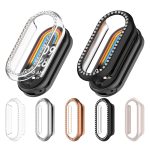 Diamant-Halbabdeckung, hohle PC-Uhrenschutzhülle, For Xiaomi Smart Band 9 NFC, For Xiaomi Smart Band 9 – Bild 2