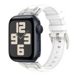 Silikon-Uhrenarmband mit Diamant-Sternenhimmel, For Apple Watch SE 2023 44mm, For Apple Watch Ultra 2 49mm, For Apple Watch Series 9 45mm, For Apple Watch Ultra 49mm, For Apple Watch Series 8 45mm, For Apple Watch SE 2022 44mm...