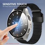 ENKAY Hat-Prince Vollständige Abdeckung PC + gehärtete Glasfolie Integriertes Uhrengehäuse, For Samsung Galaxy Watch7 44mm, For Samsung Galaxy Watch7 40mm – Bild 3