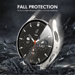 ENKAY Hat-Prince Vollständige Abdeckung PC + gehärtete Glasfolie Integriertes Uhrengehäuse, For Samsung Galaxy Watch7 44mm, For Samsung Galaxy Watch7 40mm – Bild 4