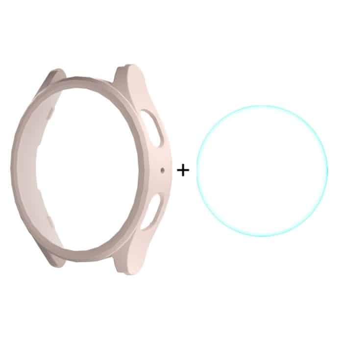 SYA002656101G.jpg ENKAY Hat-Prince Galvanisiertes Hart-PC-Gehäuse + 0,2 mm 9H Glas-Displayschutz, For Samsung Galaxy Watch7 44mm, For Samsung Galaxy Watch7 40mm – Bild 1