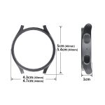 ENKAY Hat-Prince Galvanisiertes Hart-PC-Gehäuse + 0,2 mm 9H Glas-Displayschutz, For Samsung Galaxy Watch7 44mm, For Samsung Galaxy Watch7 40mm – Bild 5