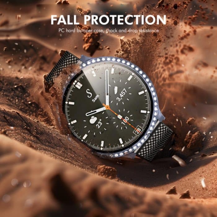 ENKAY Hat-Prince Blink Vollständige Abdeckung PC + gehärtete Glasfolie Integriertes Uhrengehäuse, For Samsung Galaxy Watch7 44mm, For Samsung Galaxy Watch7 40mm – Bild 4