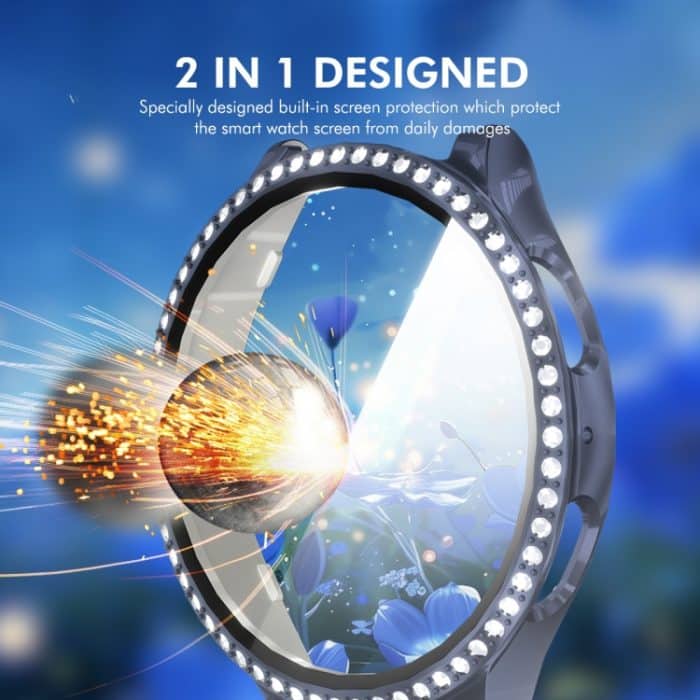 ENKAY Hat-Prince Blink Vollständige Abdeckung PC + gehärtete Glasfolie Integriertes Uhrengehäuse, For Samsung Galaxy Watch7 44mm, For Samsung Galaxy Watch7 40mm – Bild 5