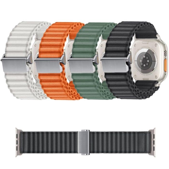 Offroad-Uhrenarmband aus geflochtenem Nylon mit magnetischer Schnalle, For Apple Watch SE 2023 44mm, For Apple Watch SE 2023 40mm, For Apple Watch Ultra 2 49mm, For Apple Watch Series 9 45mm, For Apple Watch Series 9 41mm, For Apple Watch Ultra 49mm... – Bild 2