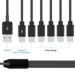 JUNSUNMAY 6-in-1-USB-2.0-auf-Typ-C-Splitterkabel – Bild 5