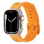 Uhrenarmband aus Leder und Silikon, For Apple Watch Series 6 44mm, For Apple Watch Series 5 44mm, For Apple Watch Series 4 44mm, For Apple Watch Series 3 42mm