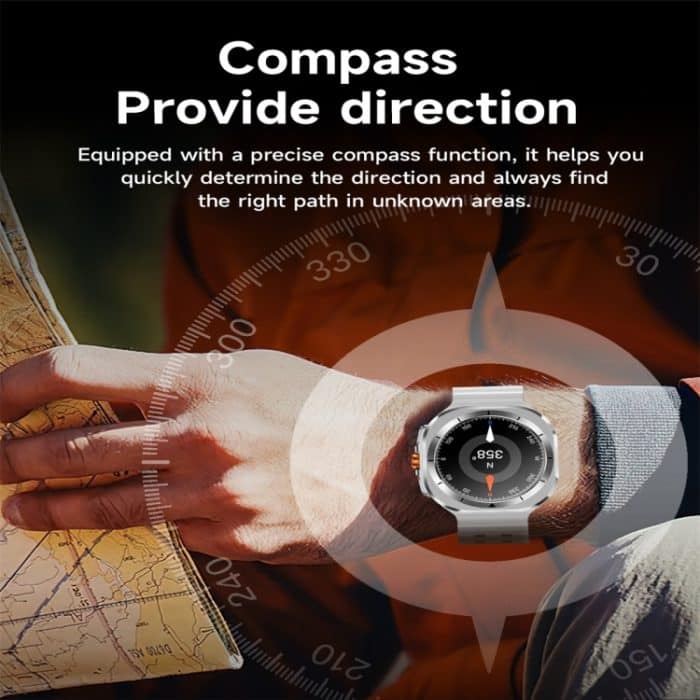 Z7 Ultra 1,46 Zoll Farbdisplay Smart Watch, unterstützt Bluetooth-Anrufe/Gesundheitsüberwachung – Bild 6