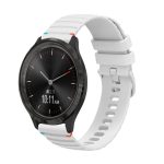 Uhrenarmband aus Silikon mit gewellten, gepunkteten Nähten, 20 mm, For Garmin Vivomove 3, For Garmin Venu, For Garmin Vivoactive 3