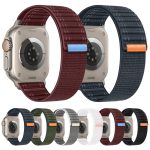 Uhrenarmband aus Nylon mit Klettverschluss „Sea Wave“, For Apple Watch Series 4 44mm, For Apple Watch Series 4 40mm, For Apple Watch Series 3 38mm, For Apple Watch Series 3 42mm – Bild 2