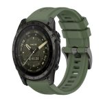 Uhrenarmband aus Silikon mit Stahlschnalle in reiner Farbe, 26 mm, For Garmin Tactix 7 AMOLED, For Garmin Descent Mk3i  51mm