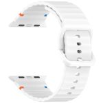 Uhrenarmband aus Silikon mit Wellenmuster und Nähten, For Apple Watch Series 9 41mm, For Apple Watch Ultra 49mm, For Apple Watch Series 8 41mm, For Apple Watch Series 8 45mm – Bild 9