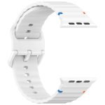Uhrenarmband aus Silikon mit Wellenmuster und Nähten, For Apple Watch Series 9 41mm, For Apple Watch Ultra 49mm, For Apple Watch Series 8 41mm, For Apple Watch Series 8 45mm – Bild 10