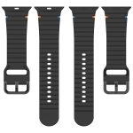 Uhrenarmband aus Silikon mit Wellenmuster und Nähten, For Apple Watch Series 4 44mm, For Apple Watch Series 4 40mm, For Apple Watch Series 3 38mm, For Apple Watch Series 3 42mm – Bild 6