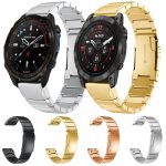 Uhrenarmband aus Edelstahl mit Schildpatt-Optik, 26 mm, For Garmin Enduro 3, For Garmin Fenix 8 AMOLED 51mm, For Garmin Fenix 8 MIP 51mm, For Garmin Fenix 7X Pro 51mm, For Garmin Epix Pro 51mm, For Garmin Instinct 2X Solar, For Garmin Tactix 7 AMOLED... – Bild 2