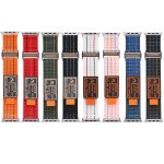 Zweiteiliges Uhrenarmband aus Nylon mit Klettverschluss, For Apple Watch Series 7 41mm, For Apple Watch Series 7 45mm, For Apple Watch Series 6 40mm, For Apple Watch Series 6 44mm, For Apple Watch Series 5 44mm, For Apple Watch Series 5 40mm – Bild 2