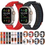 Zweiteiliges Uhrenarmband aus Nylon mit Klettverschluss, For Apple Watch Series 7 41mm, For Apple Watch Series 7 45mm, For Apple Watch Series 6 40mm, For Apple Watch Series 6 44mm, For Apple Watch Series 5 44mm, For Apple Watch Series 5 40mm – Bild 4