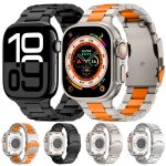 Uhrenarmband aus Titanlegierung mit drei Perlen, For Apple Watch Series 7 41mm, For Apple Watch Series 7 45mm, For Apple Watch Series 6 40mm, For Apple Watch Series 6 44mm, For Apple Watch Series 5 44mm, For Apple Watch Series 5 40mm... – Bild 2