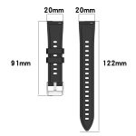 Uhrenarmband aus Silikon mit Streifenstruktur, 20 mm, For Garmin Forerunner 165, For Garmin Forerunner 165 Music, For Garmin Active 5, For Garmin VivoMove Trend – Bild 6