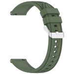 18 mm Silikon-Uhrenarmband mit Streifenstruktur, For Garmin Forerunner 255S, For Garmin Venu 2S, For Garmin Vivoactive 4S, For Garmin Vivomove 3S – Bild 7