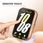 ENKAY Hat-Prince Vollflächige galvanisierte weiche TPU-Hülle mit Displayschutz, For Samsung Galaxy Fit3 – Bild 4