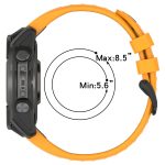 Zweifarbiges 20-mm-Silikon-Uhrenarmband mit Stahlschnalle und Schnellverschluss, For Garmin Fenix 8 AMOLED 43mm – Bild 4