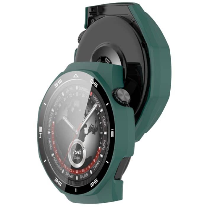 Für Huawei Watch GT 5 Pro 46 mm, abgestuftes Uhrengehäuse aus gehärtetem Glas mit integrierter PC-Folie – Bild 7