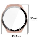 Für Huawei Watch GT 5 Pro 46 mm, abgestuftes Uhrengehäuse aus gehärtetem Glas mit integrierter PC-Folie – Bild 3