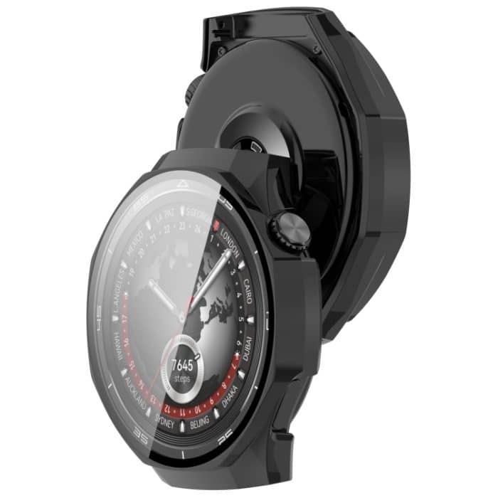 Für Huawei Watch GT 5 Pro 46 mm, gewöhnlicher Stil, gehärtete Glasfolie, integriertes PC-Uhrengehäuse – Bild 7