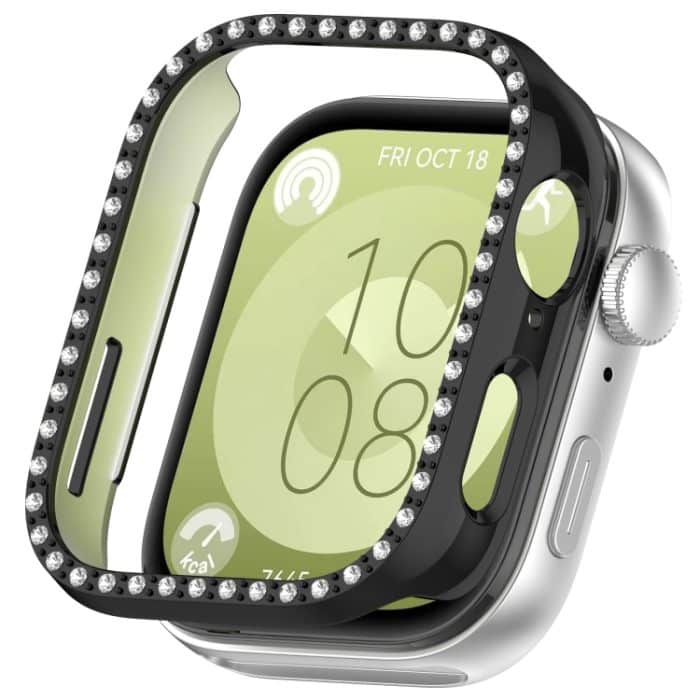 Für Huawei Watch Fit3 Diamond Galvanisierte PC-Halbabdeckung Uhrenschutzhülle – Bild 1