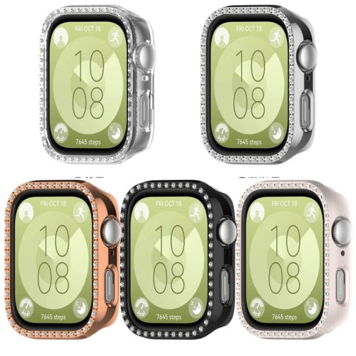 Für Huawei Watch Fit3 Diamond Galvanisierte PC-Halbabdeckung Uhrenschutzhülle – Bild 4