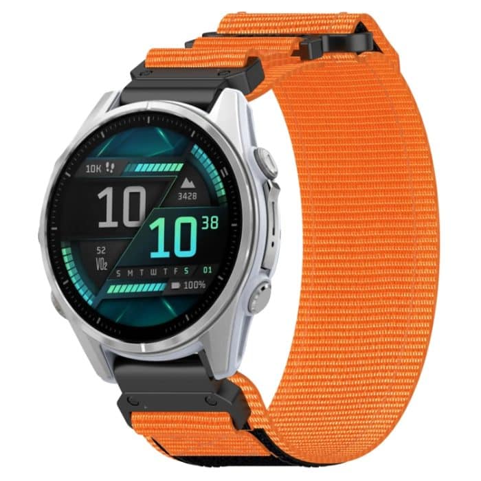 SYA002710301A.jpg Für Garmin Fenix 8 AMOLED 43 mm Nylon-Klettverschluss 20 mm Schnellverschluss-Uhrenarmband – Bild 1