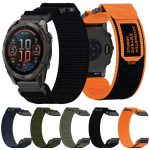 Für Garmin Fenix ​​8 AMOLED 51 mm Nylon Klettverschluss 26 mm Schnellverschluss Uhrenarmband – Bild 2