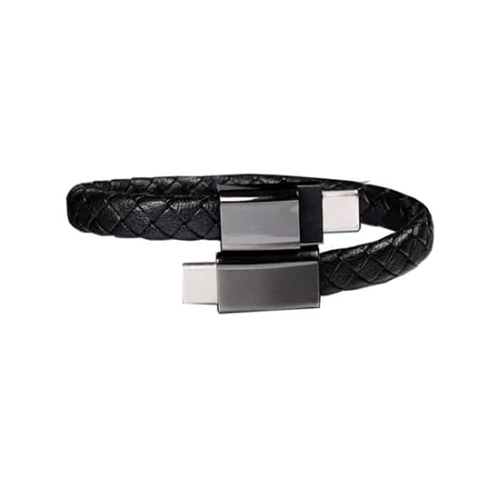 XJ-29 3A USB-C / Typ-C auf Typ-C Creative Bracelet Datenkabel – Bild 2