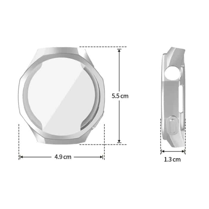 ENKAY Hat-Prince galvanisiertes weiches TPU-Uhrengehäuse mit Displayschutzfolie, For Huawei Watch GT 5 Pro 46mm, For Huawei Watch GT 5 Pro 42mm, For Huawei Watch GT 5 46mm, For Huawei Watch GT 5 41mm – Bild 3