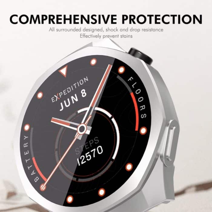 ENKAY Hat-Prince galvanisiertes weiches TPU-Uhrengehäuse mit Displayschutzfolie, For Huawei Watch GT 5 Pro 46mm, For Huawei Watch GT 5 Pro 42mm, For Huawei Watch GT 5 46mm, For Huawei Watch GT 5 41mm – Bild 7