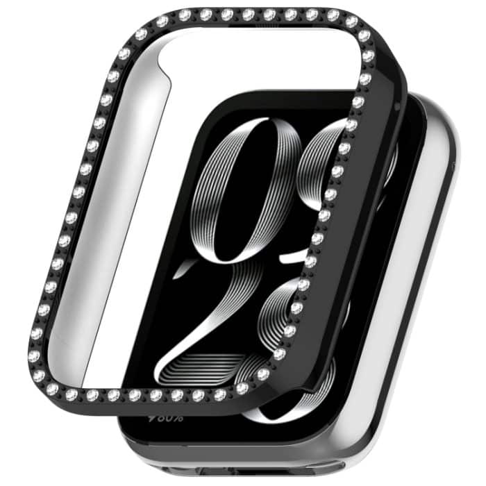 Diamant-PC-Uhrenschutzhülle mit halber Abdeckung, For Xiaomi Smart Band 9 Pro – Bild 1