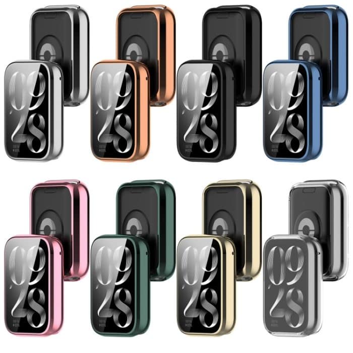 Galvanisiertes, vollständig abdeckendes TPU-Uhrenschutzgehäuse, For Xiaomi Smart Band 9 Pro, For Xiaomi Mi Band 8 Pro – Bild 4