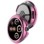 Diamantgalvanisiertes PC-Uhrenschutzgehäuse mit halber Abdeckung, For Google Pixel Watch 3 45mm, For Google Pixel Watch – Bild 6