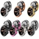 Diamantgalvanisiertes PC-Uhrenschutzgehäuse mit halber Abdeckung, For Google Pixel Watch 3 45mm, For Google Pixel Watch – Bild 4