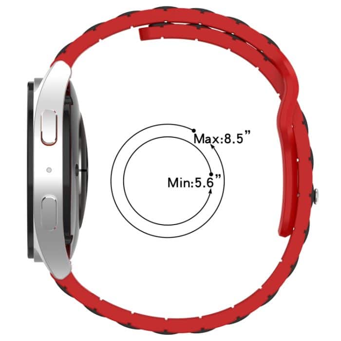 Zweifarbiges I-förmiges Silikon-Uhrenarmband, For Garmin Watch 20mm, For Garmin Watch 22mm – Bild 4