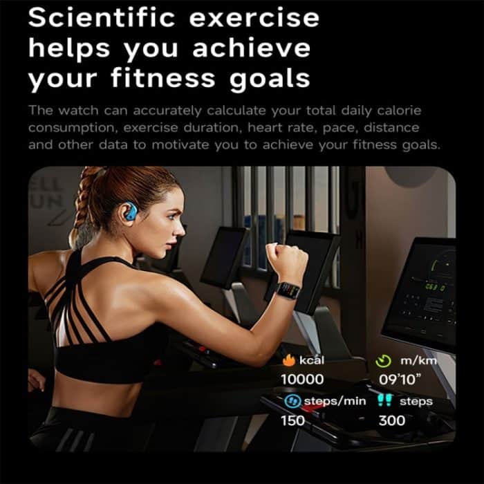 KL08 2,04 Zoll Farbdisplay Smart Watch Milan Stahlarmband, unterstützt Bluetooth-Anrufe – Bild 3