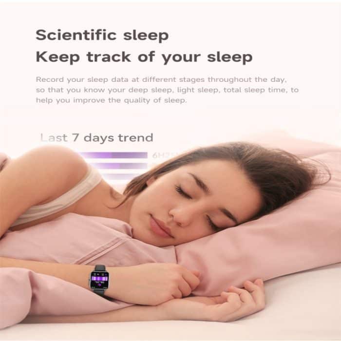 KM66 1,75 Zoll Farbbildschirm Smart Watch Silikonarmband, unterstützt Bluetooth-Anrufe – Bild 6