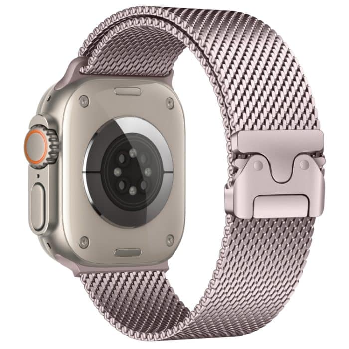Regenschirmschnalle Think Milanese Plate Edelstahl Paracord Schnalle Uhrenarmband, For Apple Watch 46mm / 49mm / 45mm / 44mm, For Apple Watch 42mm / 41mm / 40mm / 38mm – Bild 7