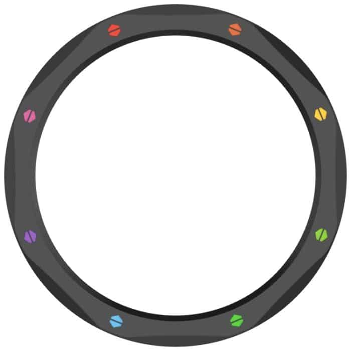 Schutzring aus gehärteter Glasfolie und Edelstahl, For Xiaomi Watch S4 – Bild 7