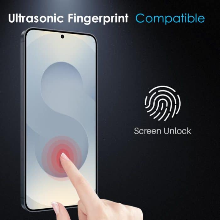 NORTHJO A++ Bildschirmfolie aus gehärtetem Glas, unterstützt Entsperren per Fingerabdruck, For Samsung Galaxy S25 Edge 5G, For Samsung Galaxy S25 5G, For Samsung Galaxy S25+ 5G, For Samsung Galaxy S25 Ultra 5G, For Samsung Galaxy S24 Ultra 5G... – Bild 6