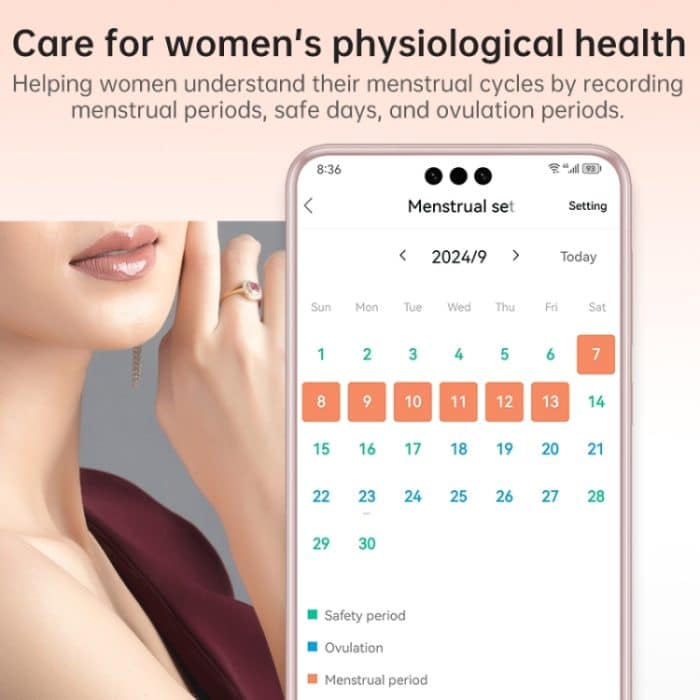 KS03 Pro 1,96 Zoll Farbdisplay-Smartwatch, unterstützt Bluetooth-Anrufe/Gesundheitsüberwachung – Bild 5